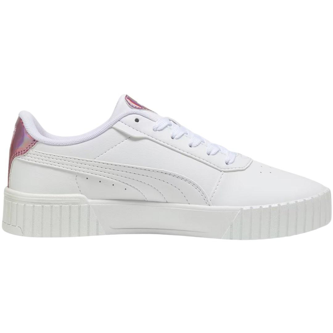 PUMA Carina 2.0 GirlPower damesko str. 37 - hvid med rosa detaljer