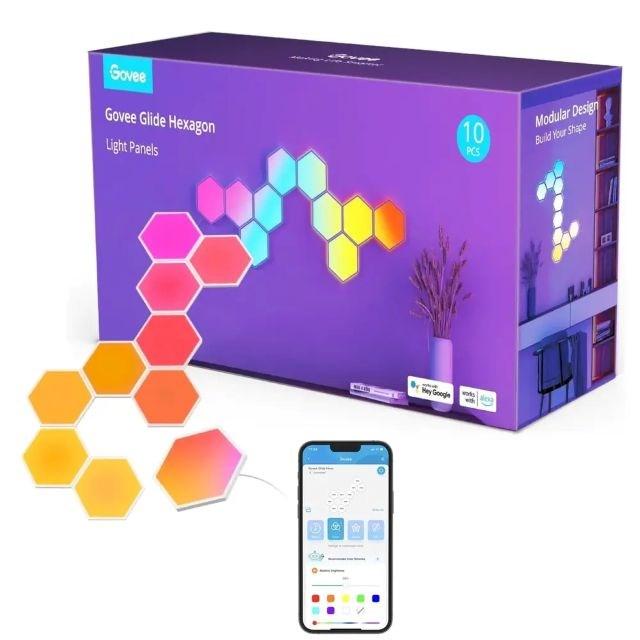 Govee Glide Hexa lyspaneler 10 stk. H6061 smart væglampe