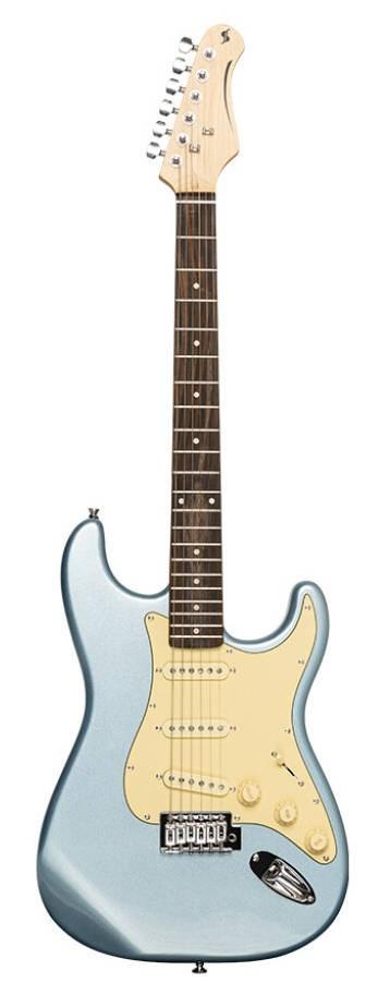 Stagg SES-30 elguitar - lyseblå metallic