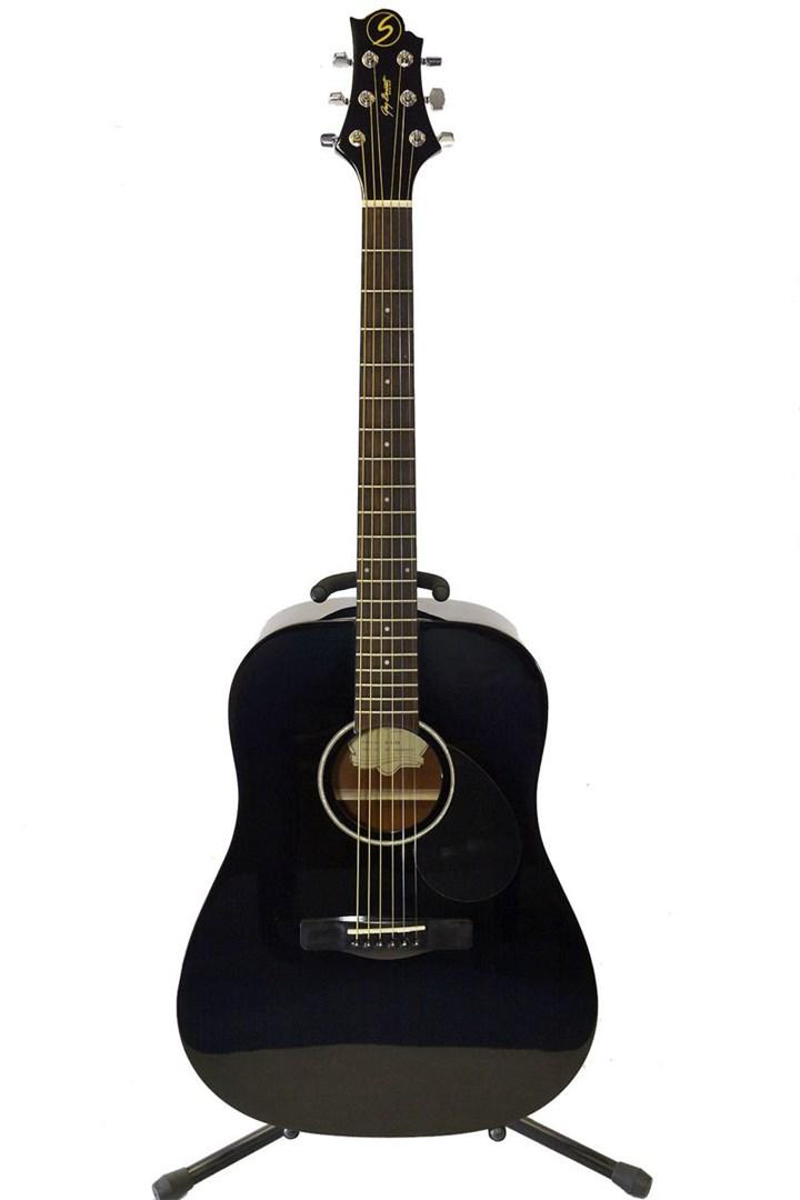 Samick D-1 BK akustisk guitar - sort
