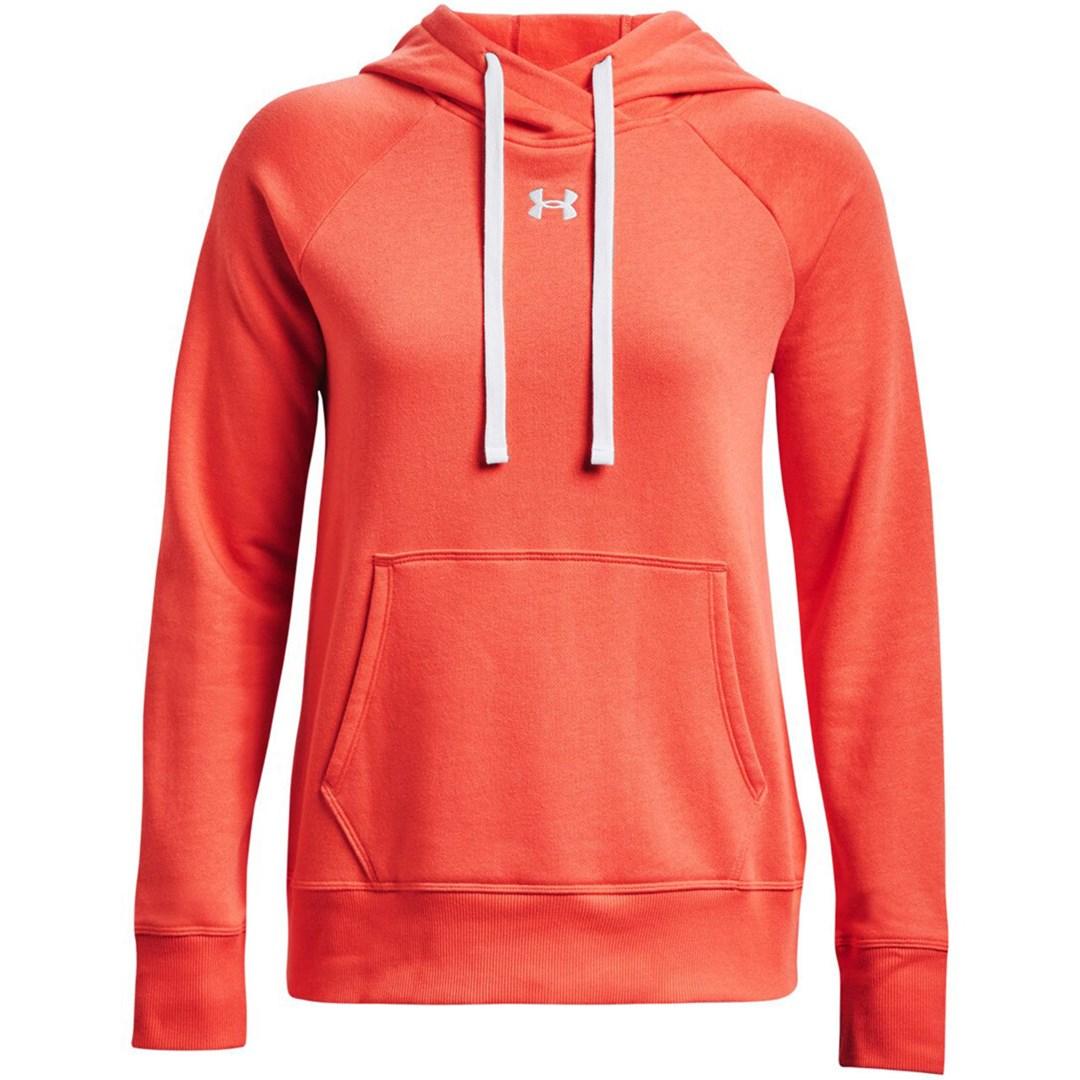 Under Armour Rival Fleece dame hættetrøje orange