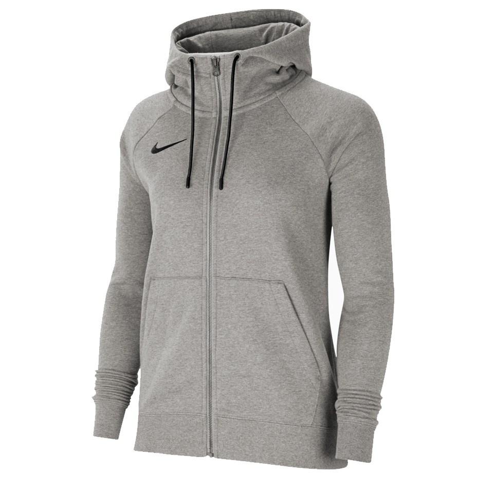 Nike Park 20 hættetrøje med lynlås lysegrå