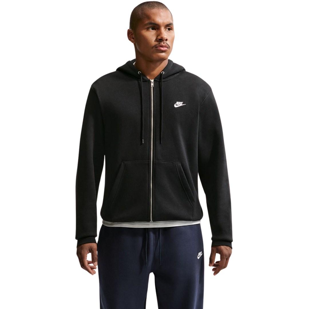 Nike Club BB FZ hoodie til mænd - sort, str. S