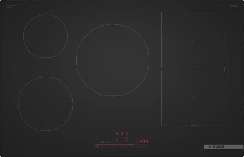 Bosch Serie 6 PVW81CHB1E hob Black Built-in 80 cm Zone induction hob 5 zone(s)