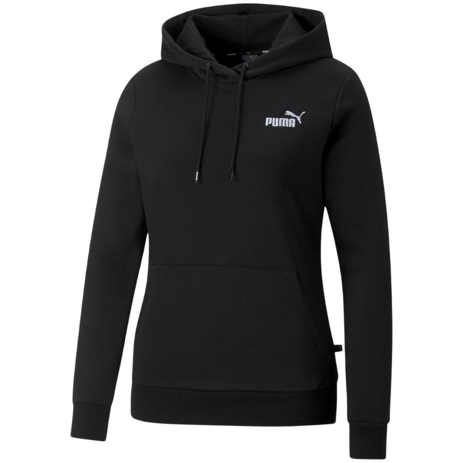 Puma ESS+ Embroidery Hoodie FL hættetrøje sort