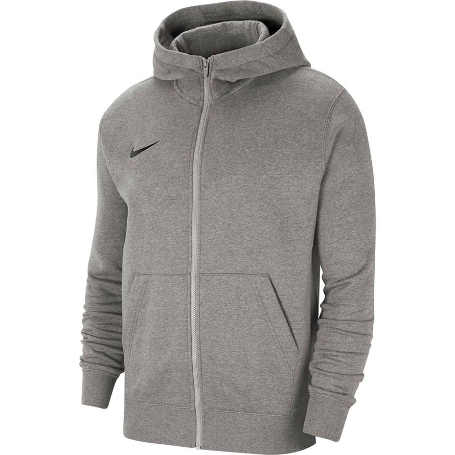 Nike Park 20 Fleece hættetrøje med fuld lynlås - lysegrå