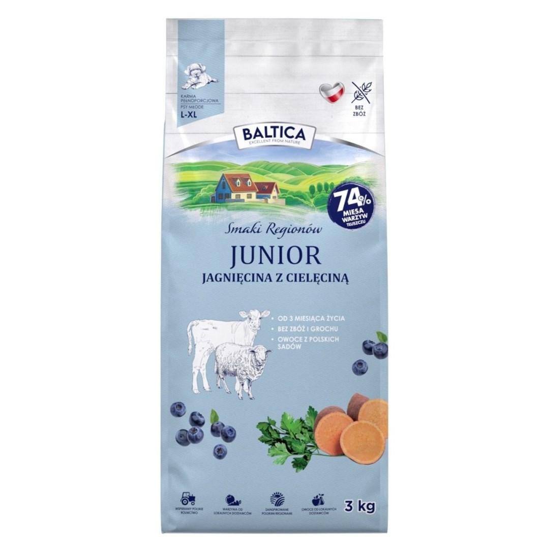 BALTICA Flavours of regions Junior Lamb with veal - dry dog food - 3kg