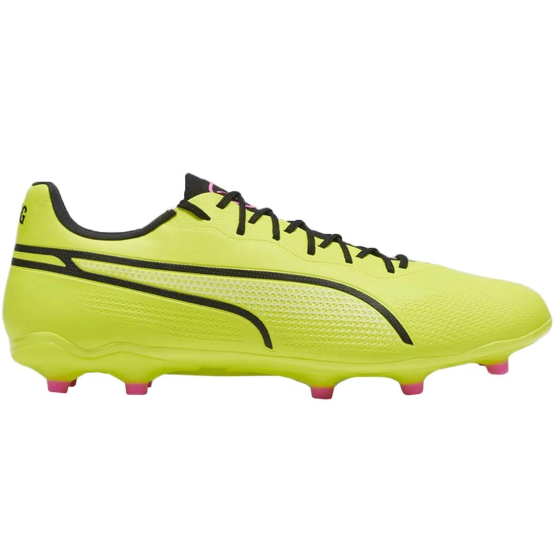 PUMA King Pro FG/AG fodboldstøvler str. 42 - gul/sort