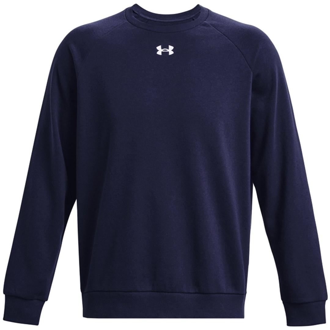 Under Armour Rival Fleece Crew herre sweatshirt mørkeblå str. S