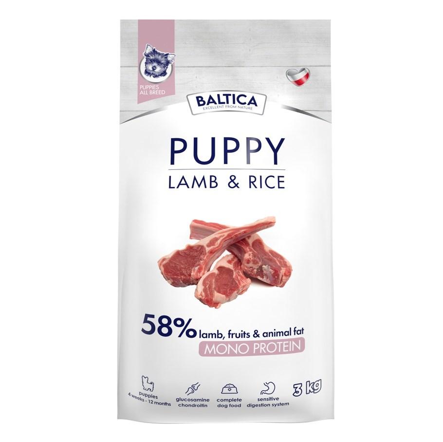 BALTICA Nutraceutic Puppy Lam med ris Mono tørfoder til hvalpe 3 kg