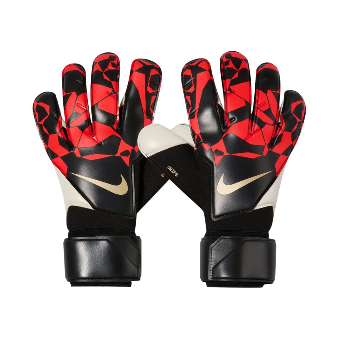 Nike Grip3 målmandshandsker sort/rød/hvid str. 6
