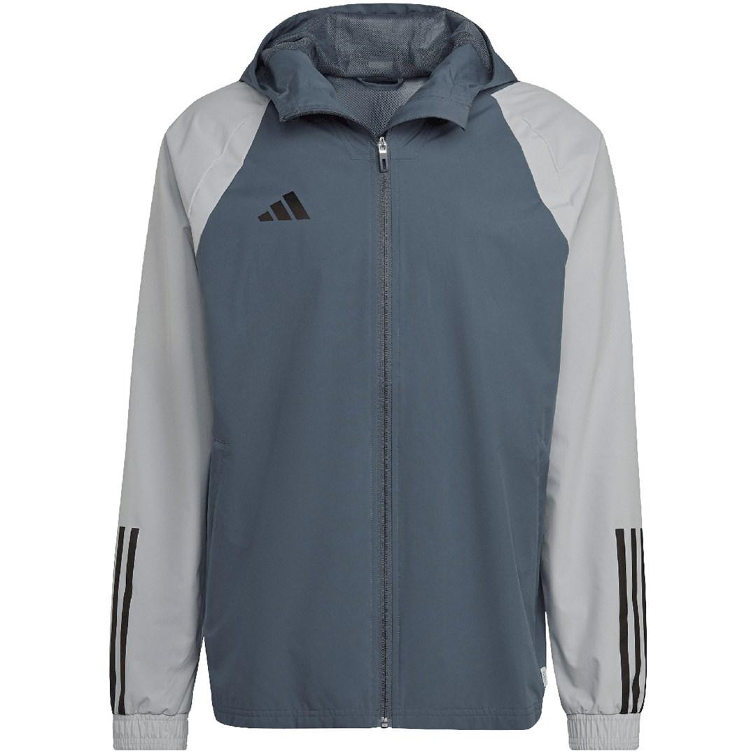 adidas Tiro 23 Competition All-Weather herrejakke grå