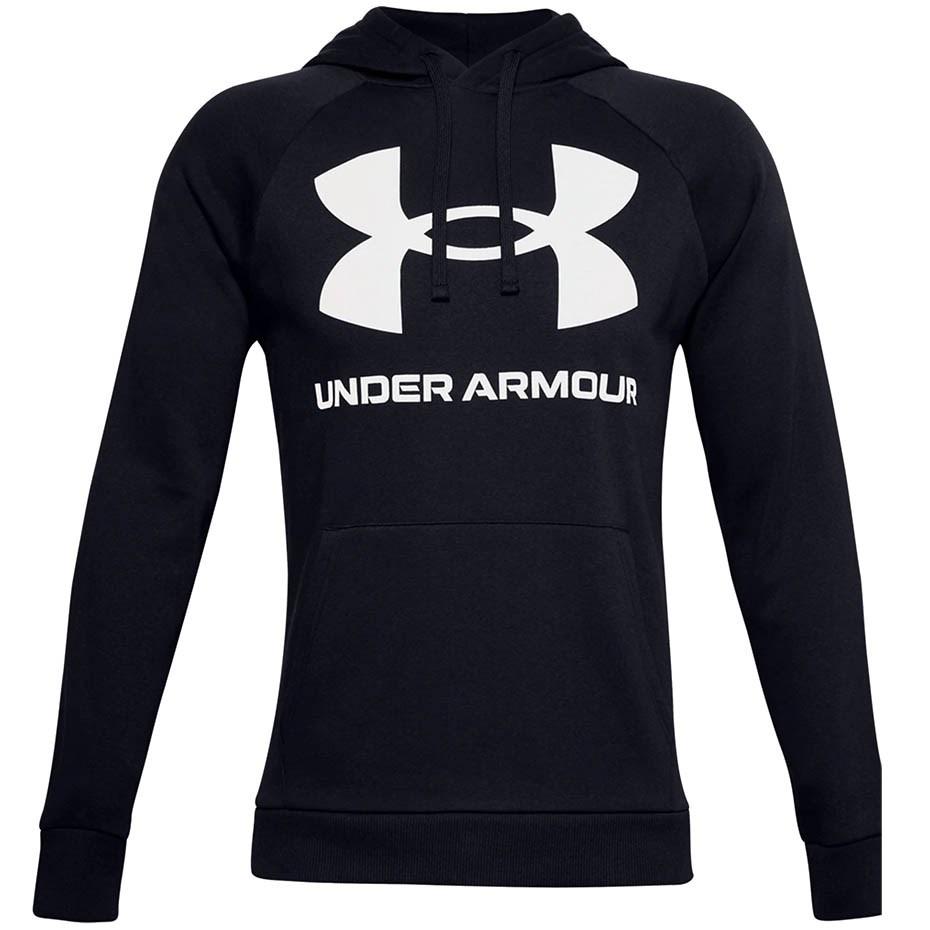 Under Armour Rival Fleece Big Logo hættetrøje til herre - sort