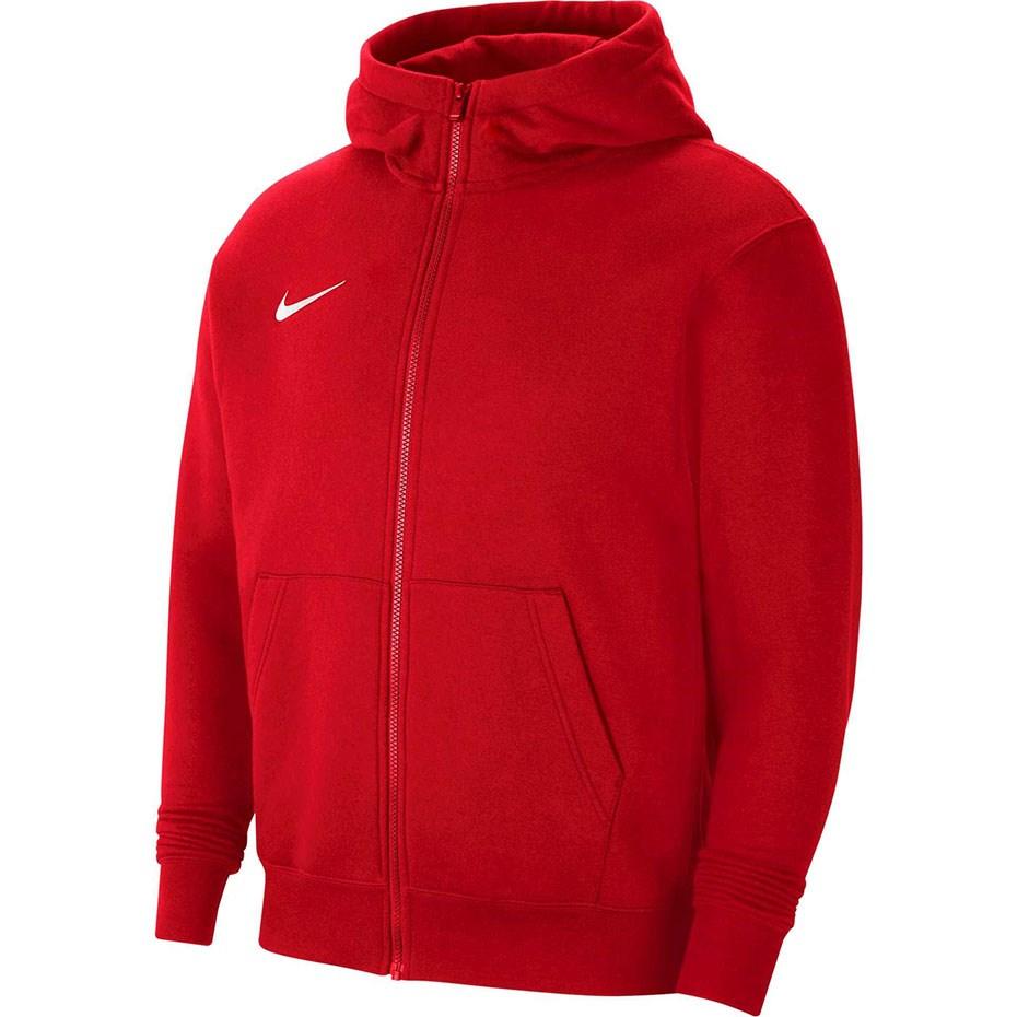 Nike Park 20 fleece hættetrøje med fuld lynlås rød