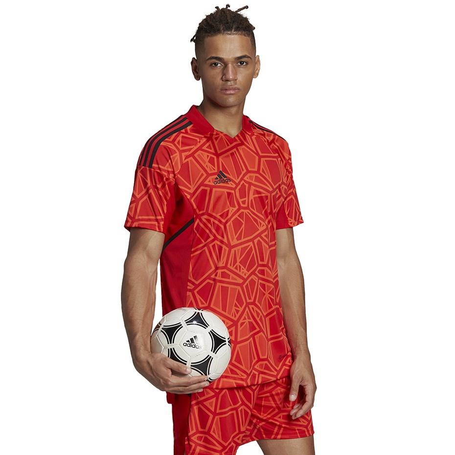 Adidas Condivo 22 målmandstrøje med korte ærmer rød