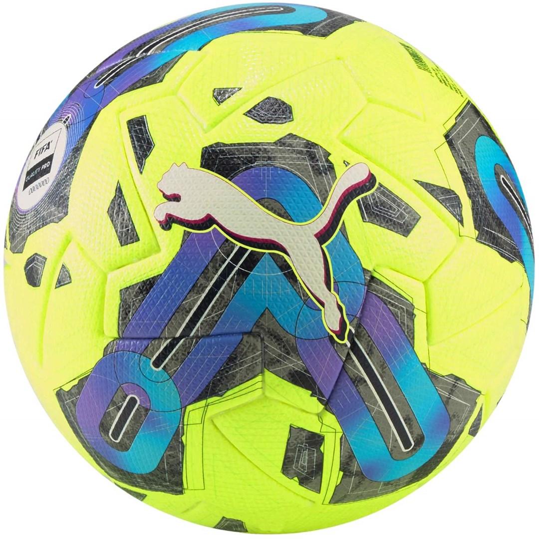 Puma Orbita 1 TB FIFA Quality Pro fodbold str. 5 gul/blå/sort