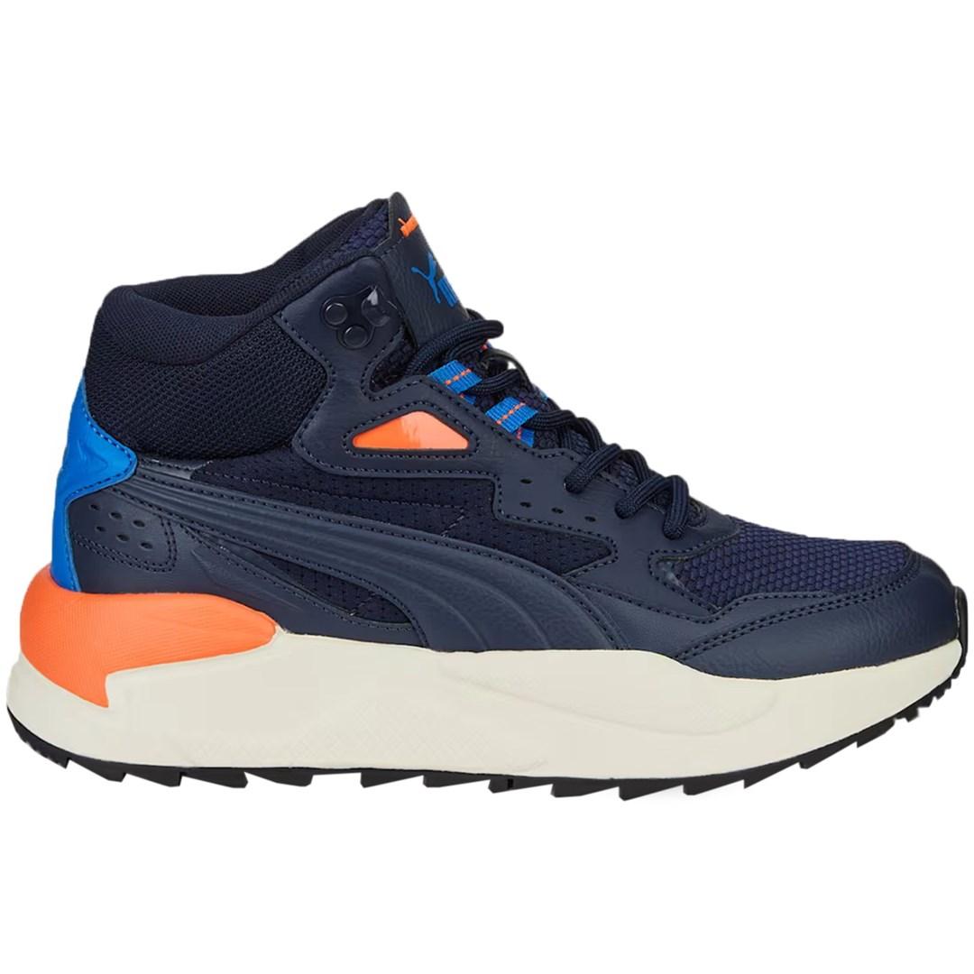 PUMA X-Ray Speed Mid WTR børnesko marineblå 387385 02