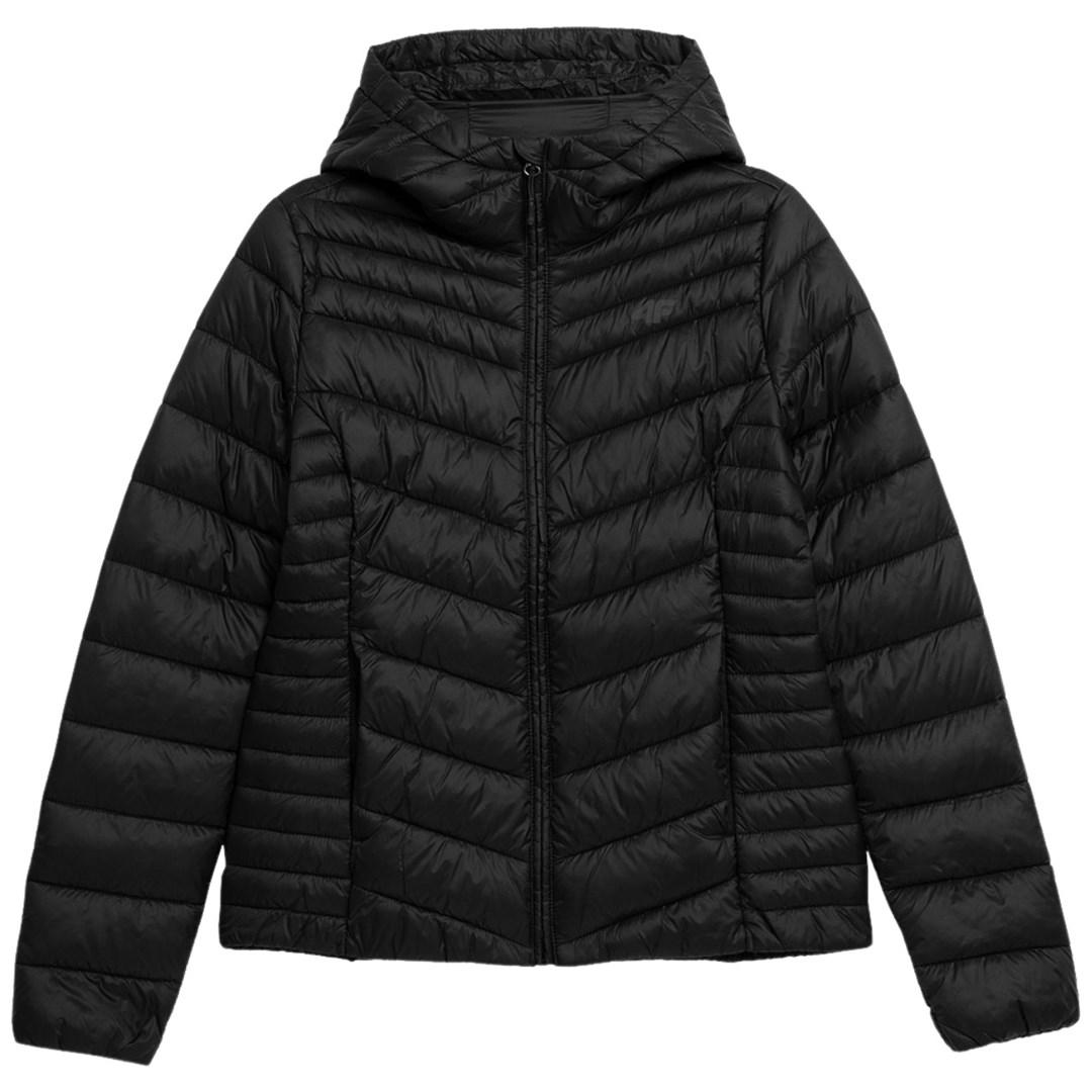 4F F095 dunjakke til kvinder - deep black