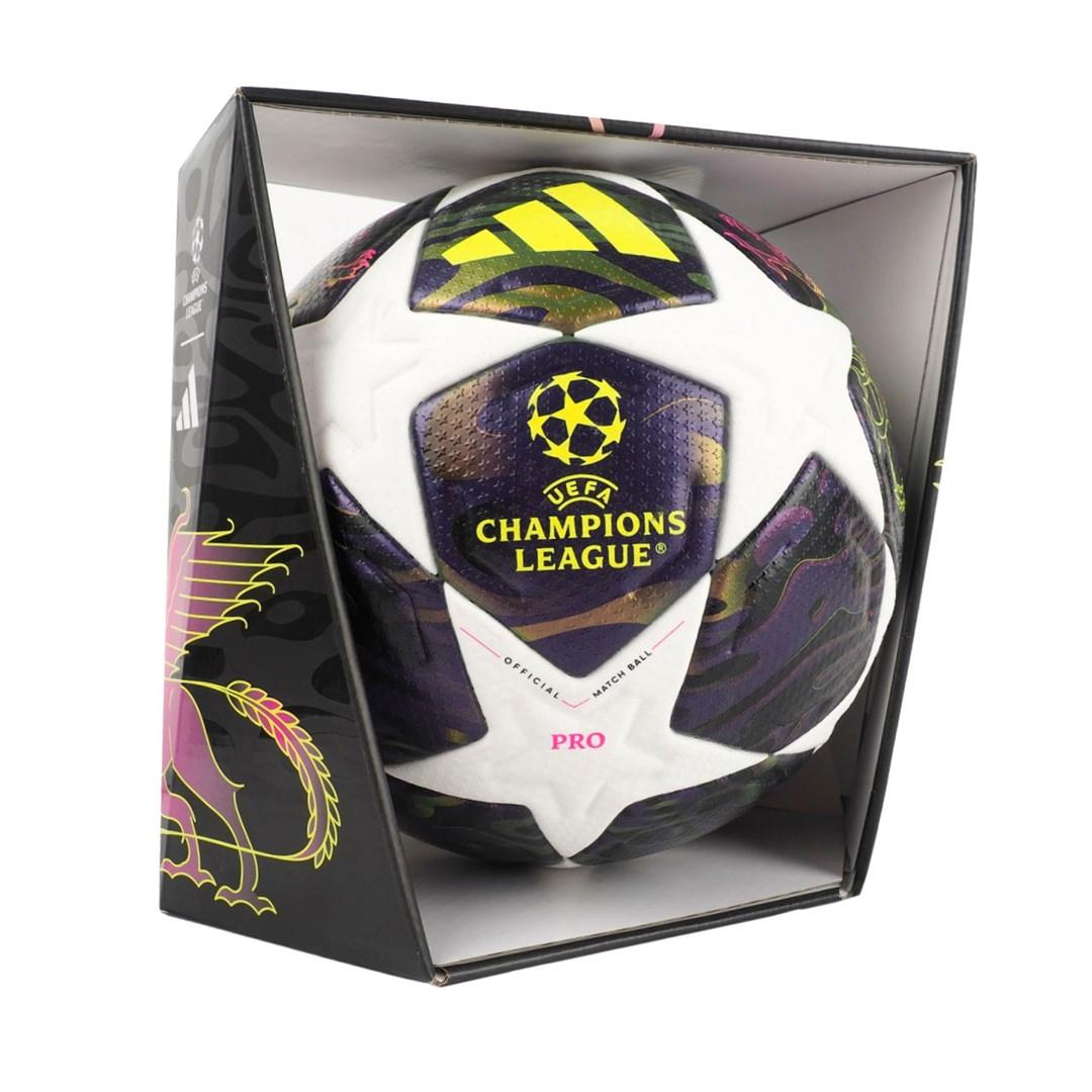 adidas UCL 25/26 Final Pro fodbold str. 5 - lilla/hvid