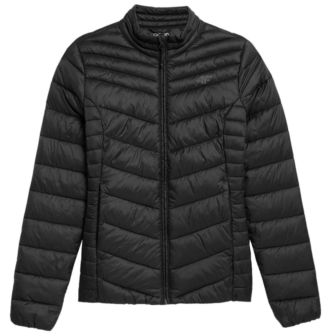 4F F094 dunjakke til dame - deep black