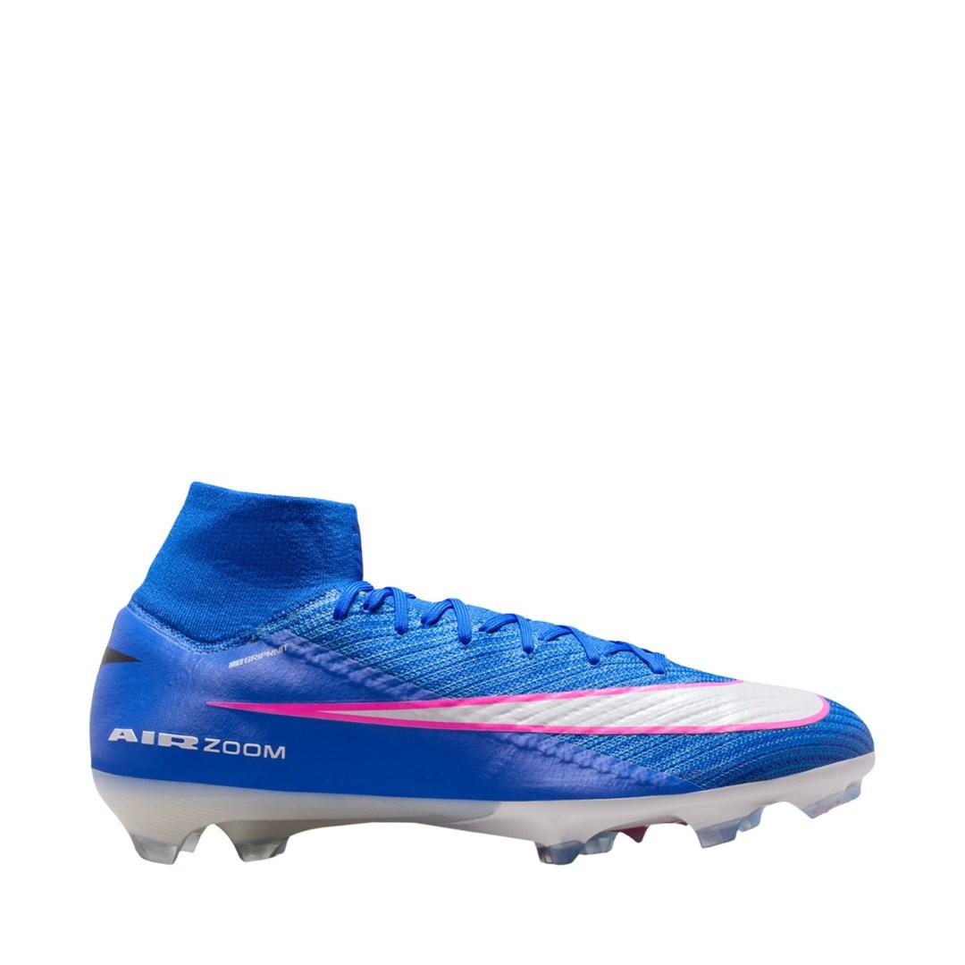 Nike Zoom Mercurial Superfly 10 Elite FG fodboldstøvler str. 41 - blå/hvid