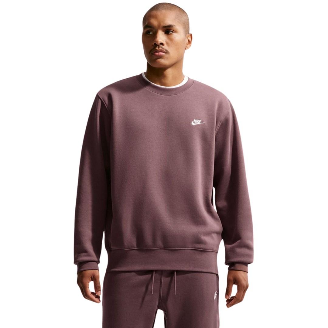 Nike Club herre sweatshirt brun str. M