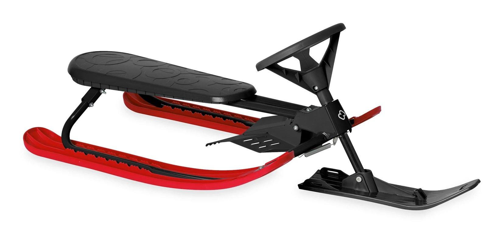 Hamax Downhill Ski Sledge sort/rød kælk