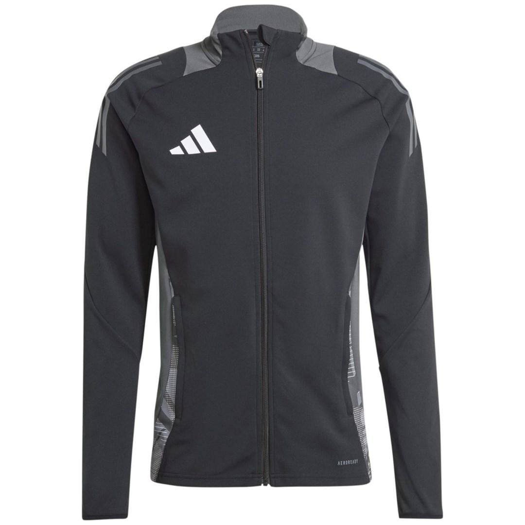 adidas Tiro 24 Competition herre sweatshirt med lynlås sort/grå