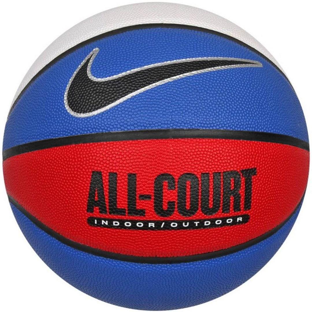 Nike Everyday All Court basketbold str. 7 blå/hvid/rød