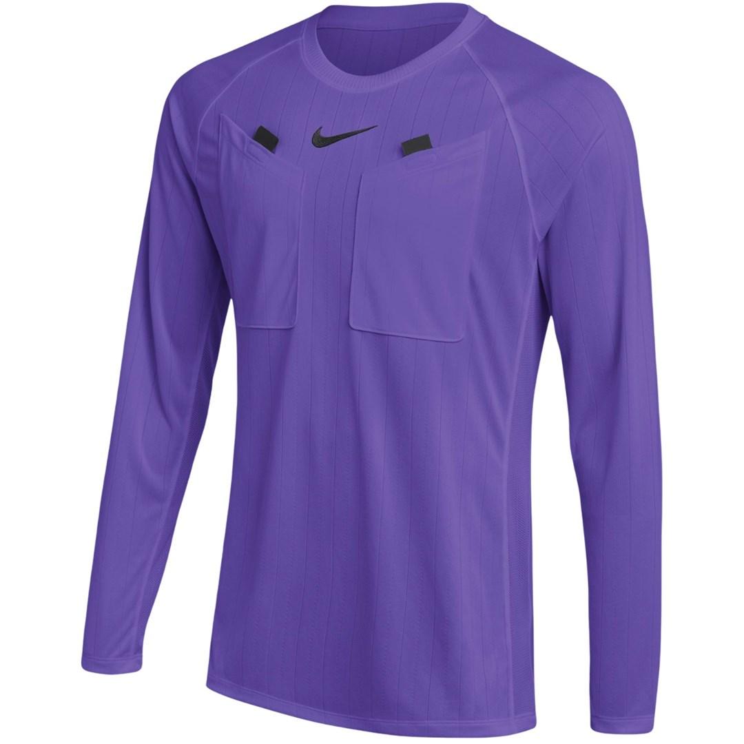 Nike Dri-FIT Referee III herre dommertrøje med lange ærmer lilla 2XL