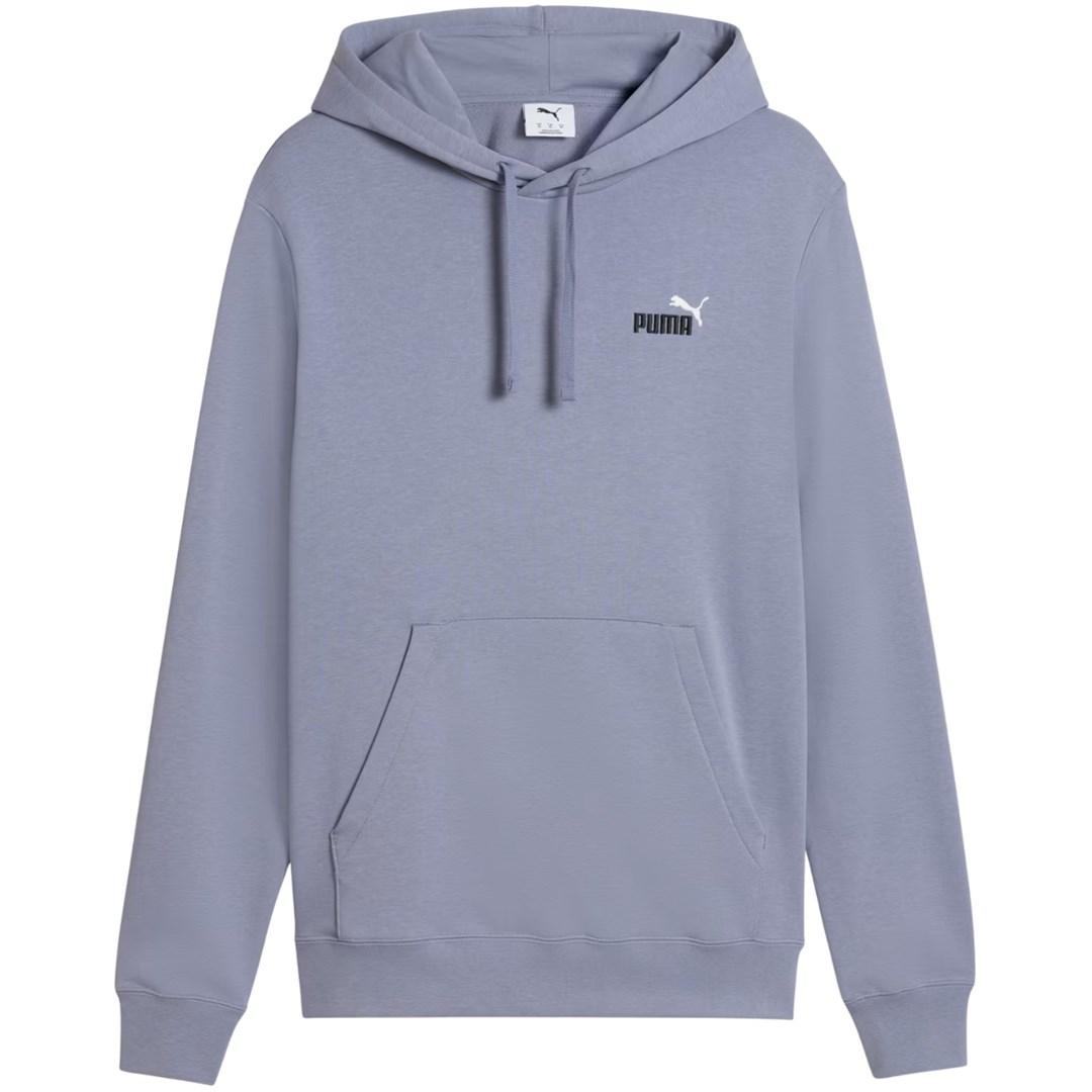Puma ESS 2 Color Small No.1 Logo Hoodie herre grå str. L
