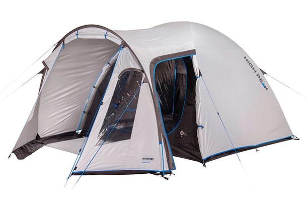 High Peak Tessin 5.0 Climate Protection 80 kuppeltelt 5-personers - sort/blå/grå