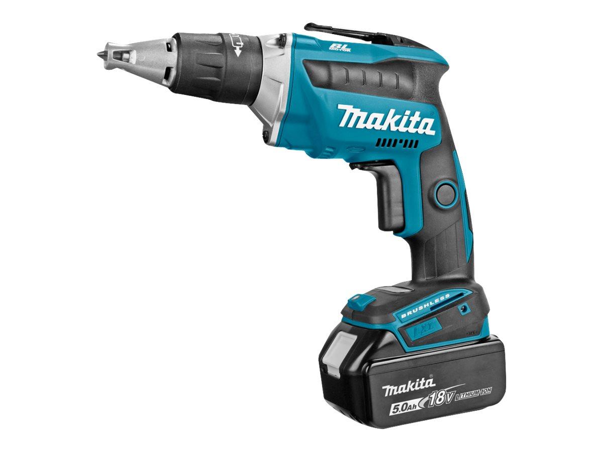 Makita DFS452RTJ - Skruetrækker - ledningfri - 1/4 unbrakosokkel - 2 batterier - 18 V
