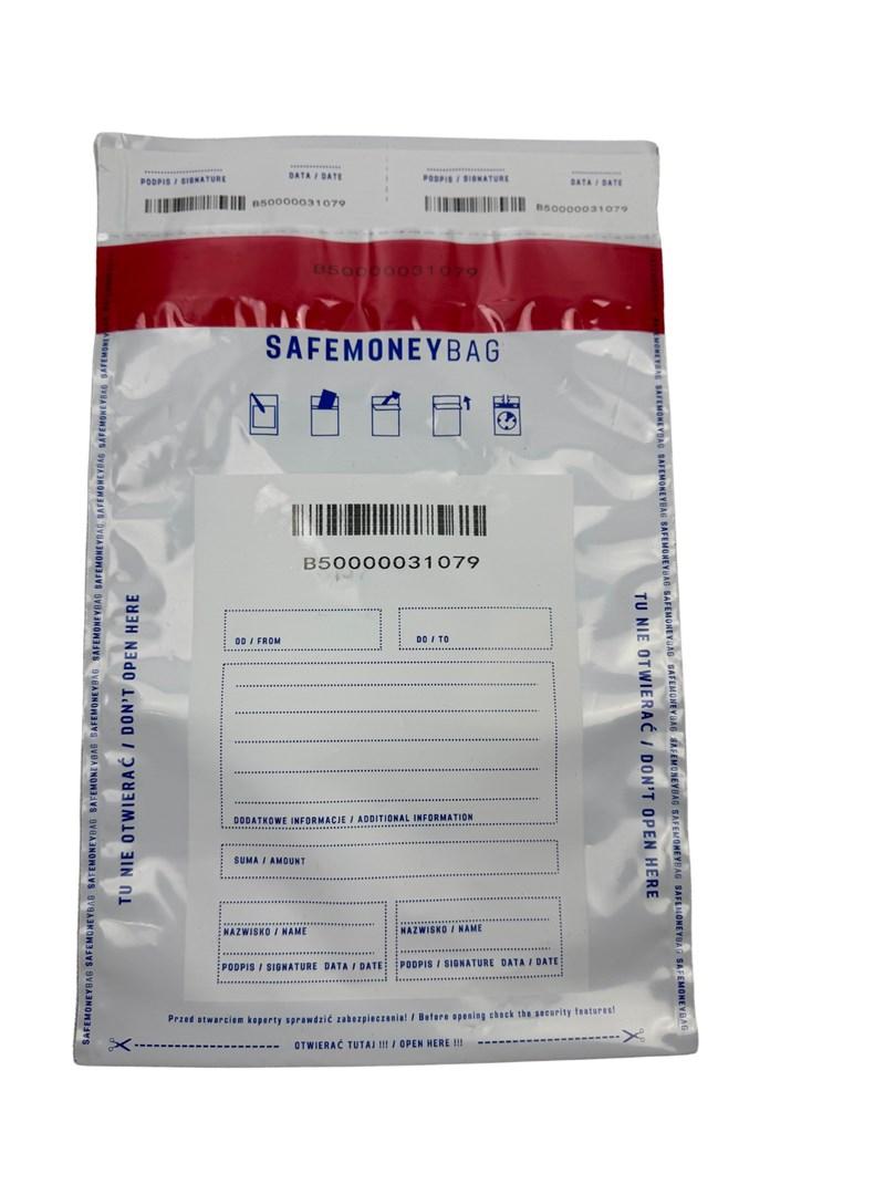 BESTPAK SAFEMONEYBAG sikkerhedskuverter B5 190 x 260 + 35 mm 100 stk transparent
