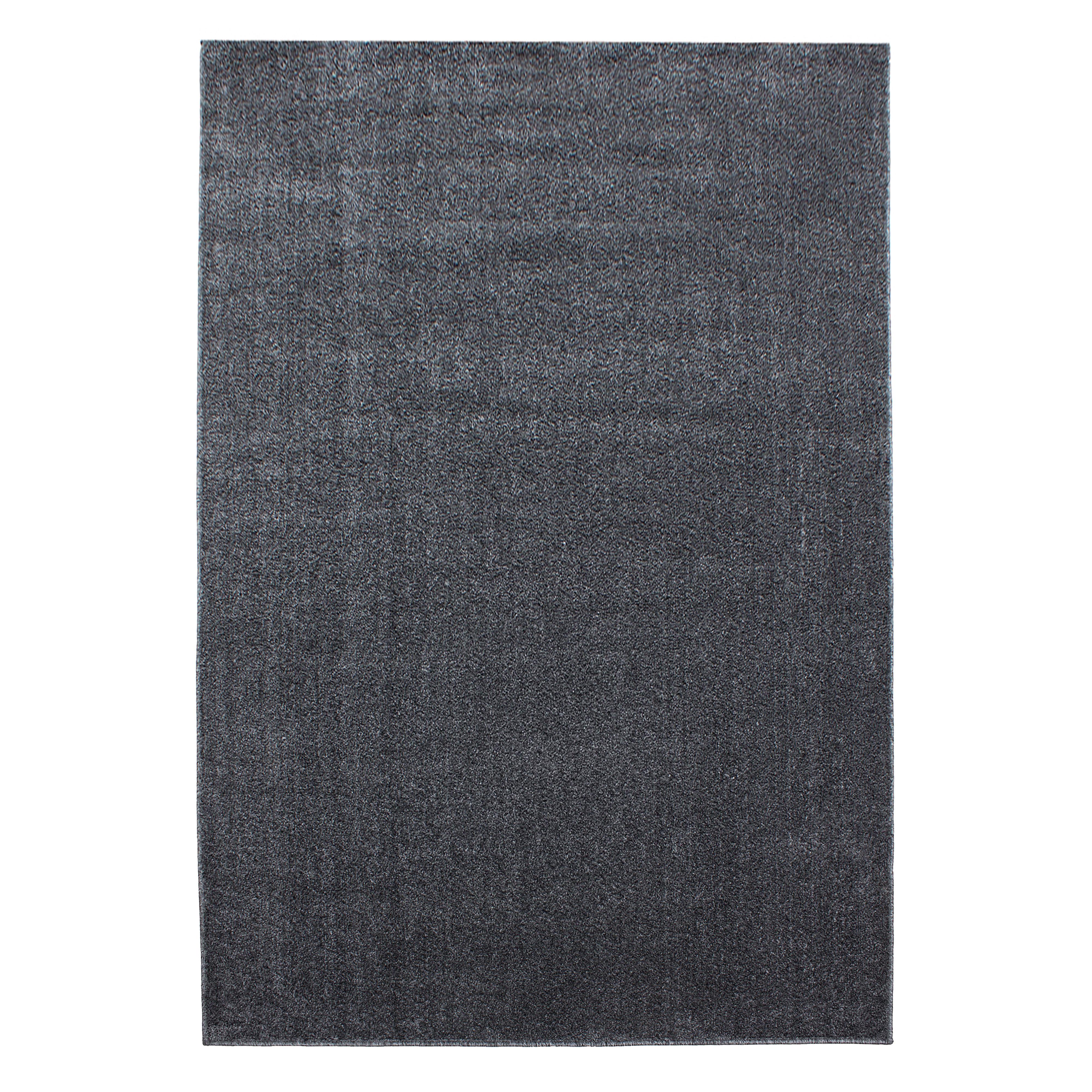 ATA Unicolor grå rektangulært kortluvet tæppe - 280 x 370 cm