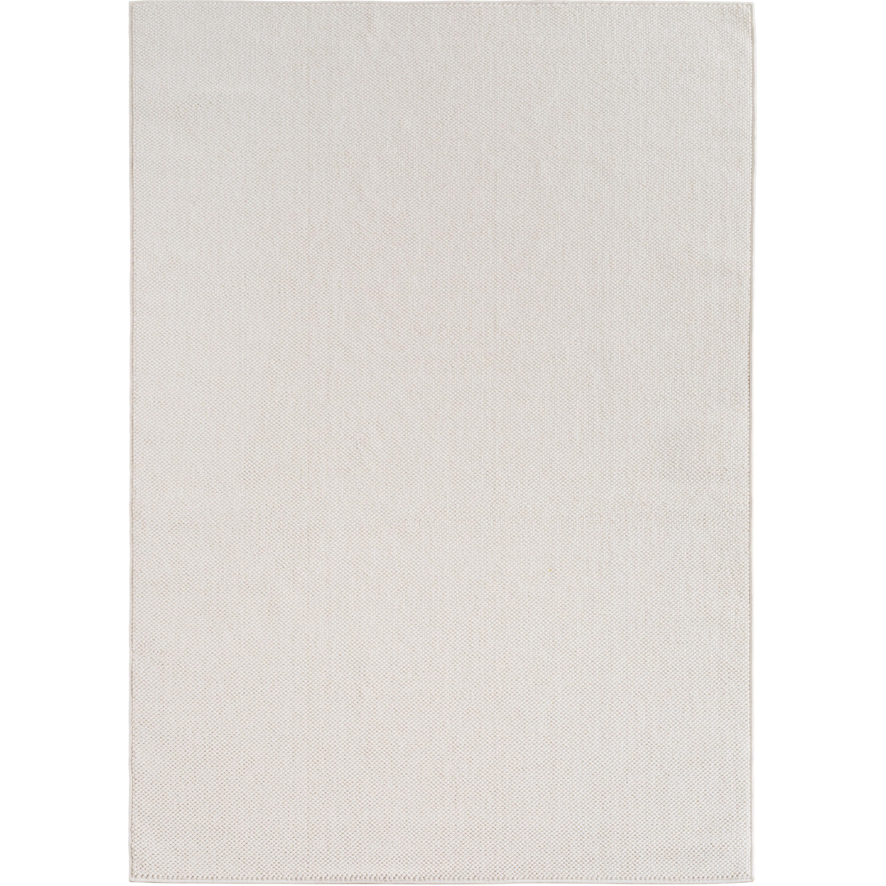 HELIX Unicolor creme løber 80 x 250 cm - kortluvet tæppe - 60 x 110 cm