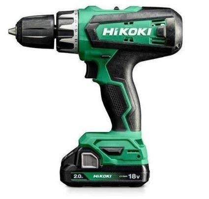 HiKOKI DV18DFWQZ 18 V slagbore-/skruemaskine med 2 x 2,0 Ah batteri