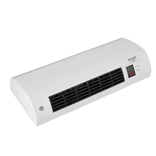 Adler AD 7714 elektrisk varmeblæser til indendørs brug 2200 W hvid/sort