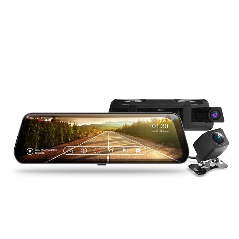 Xblitz Prime bakspejlskamera 4K dashcam 9,66"