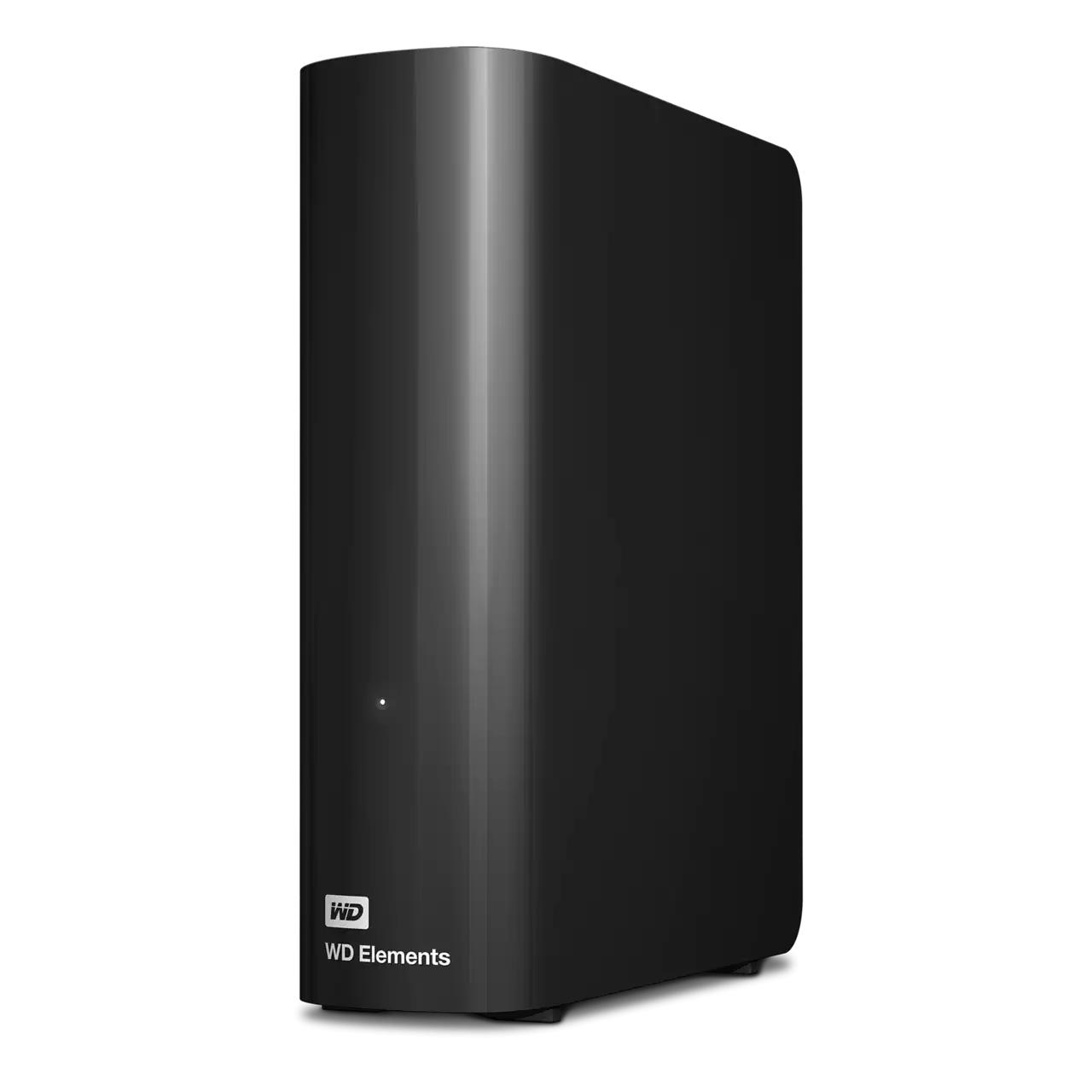 Ekstern harddisk Western Digital WD Elements 20 TB - sort