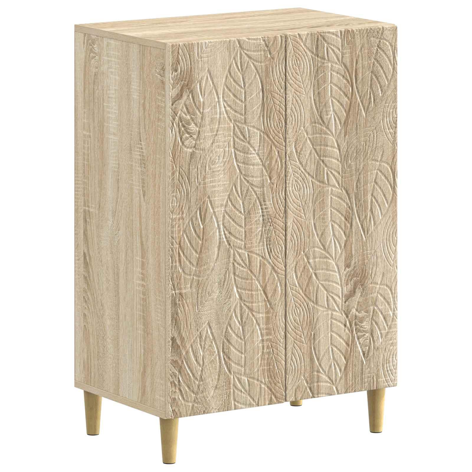 Skoskab DELFT i konstrueret træ 90 cm - Sonoma-eg