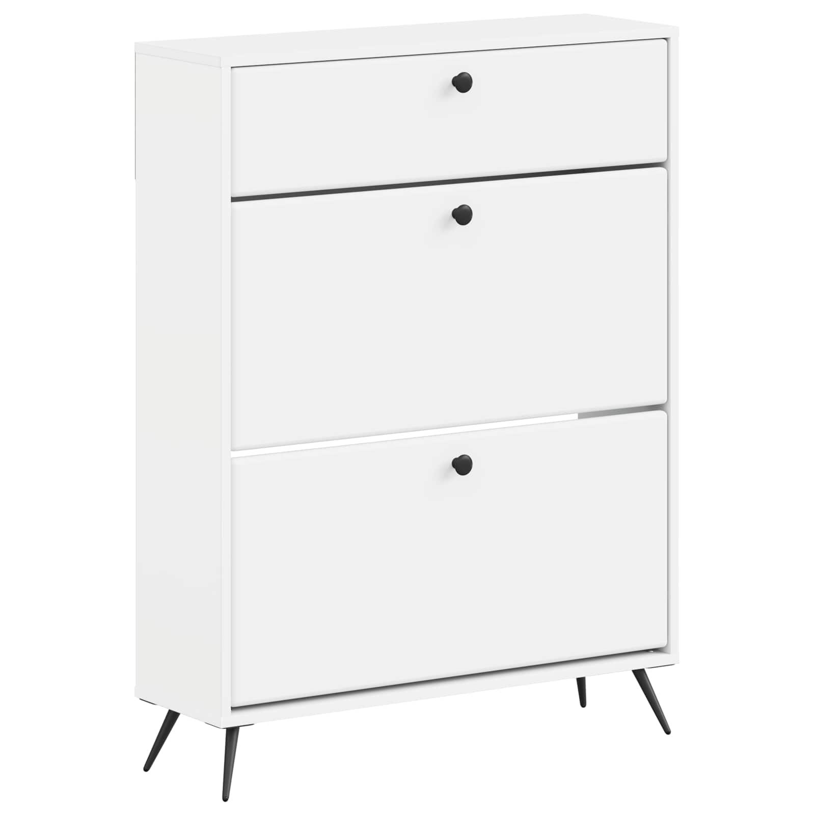 Skoskab BREDA 78 x 24 x 103 cm i hvid