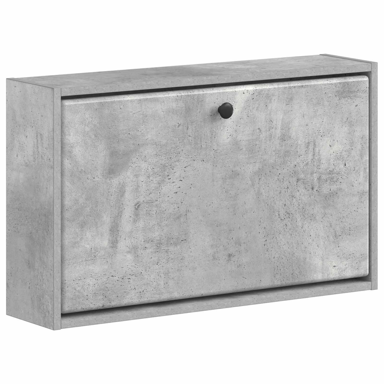 vidaXL Vægmonteret Skoskab BREDA 71 x 17 x 43 cm Konstrueret træ