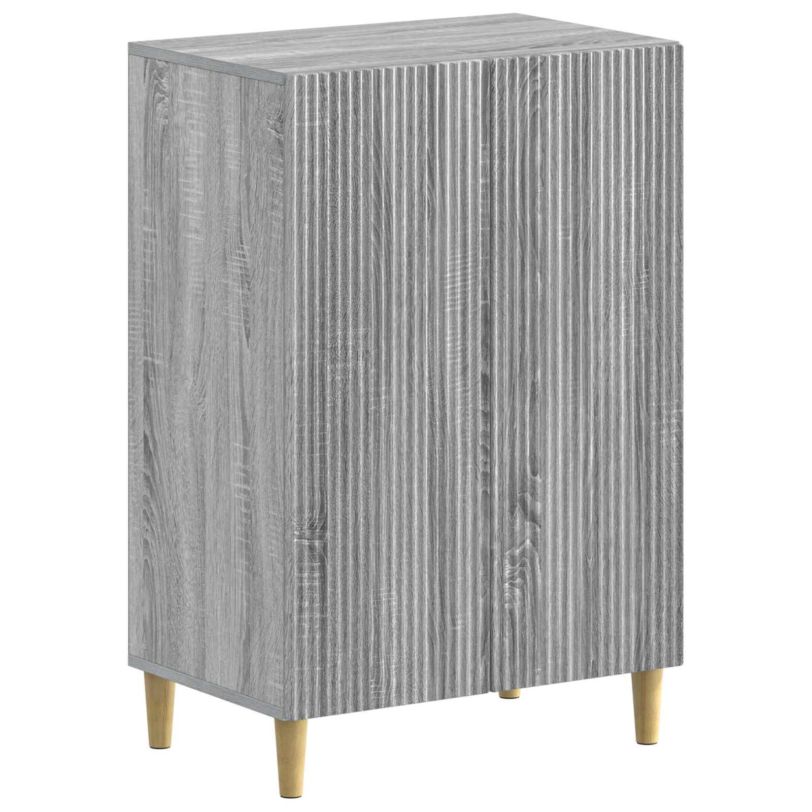 vidaXL Sko skab ARNHEM 59,5 x 39,5 x 90 cm Konstrueret træ Grå Sonoma