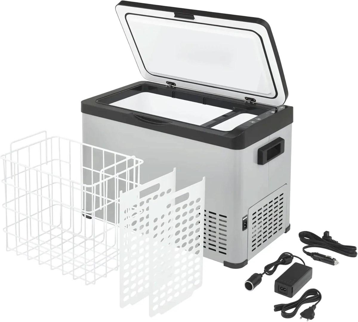 AEG KK30 bærbart mini køleskab 30 l - grå/sort
