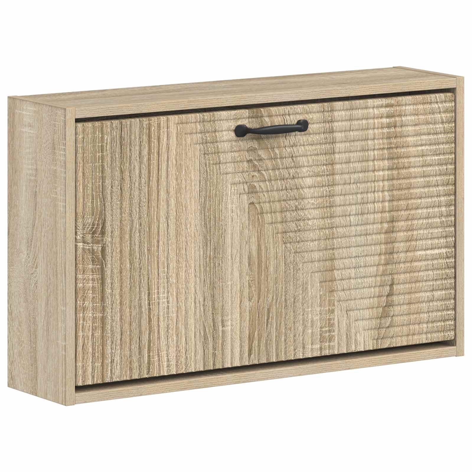 Vægmonteret skoskab HAARLEM 71 x 17 x 43 cm i sonoma-eg