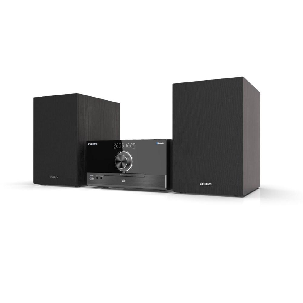 Aiwa MSBTU-600, Home audio micro system, Sort, Bakke, 50 W, RCA, FM