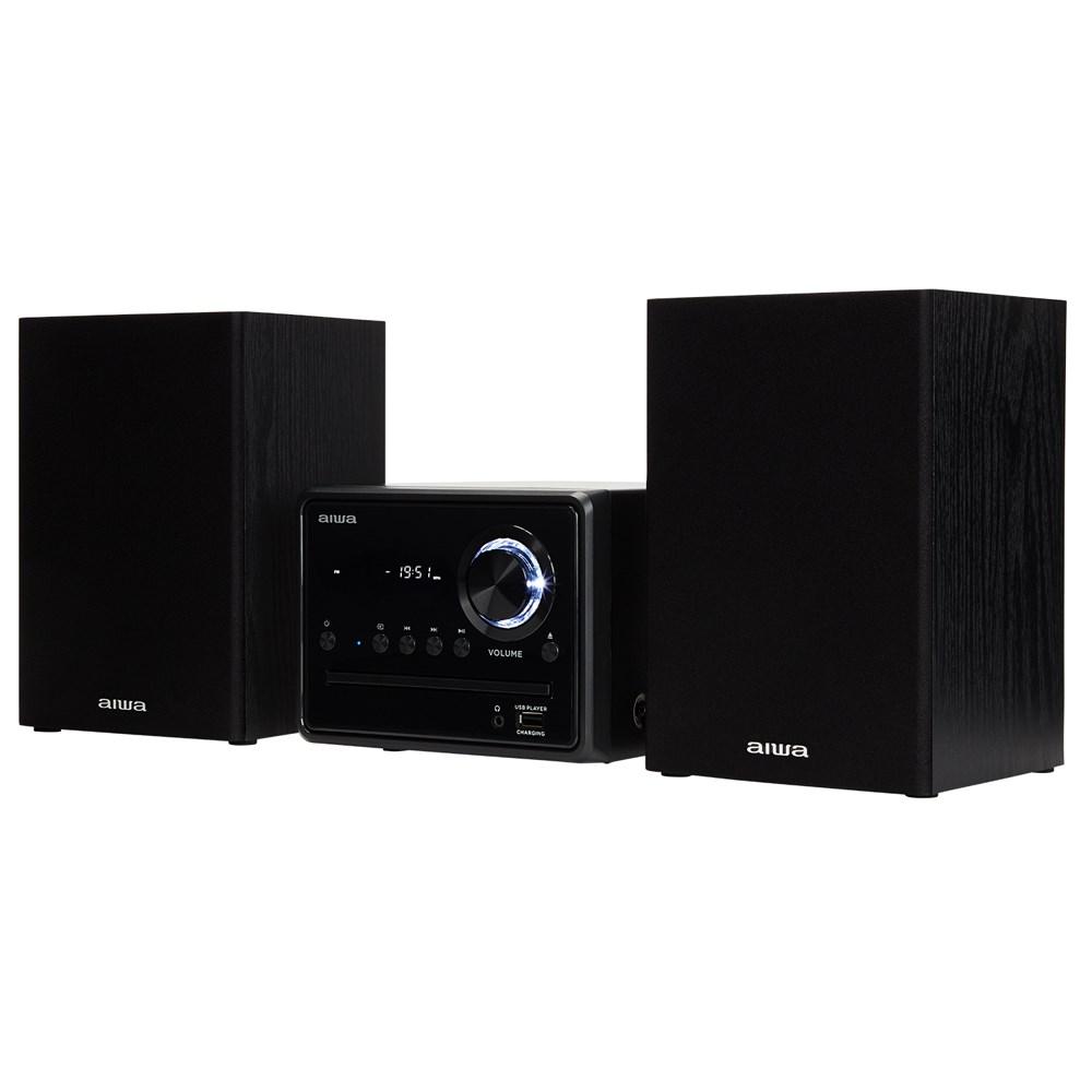 Aiwa MSBTU-300 hjemmelydsystem mikroanlæg 20 W sort