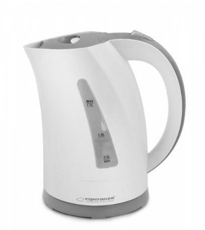 Esperanza EKK022 elkedel 1,7 l 2.200 W - grå/hvid