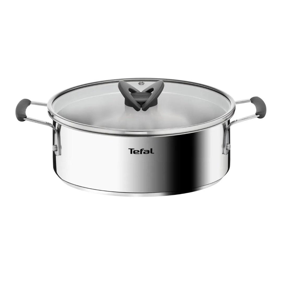 Tefal Opti'Space grydesæt 8 dele i rustfrit stål